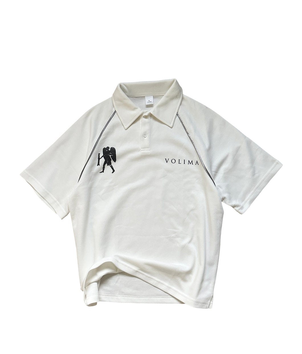 VOLIMA OVERSIZED ATHLETICS POLO - WHITE